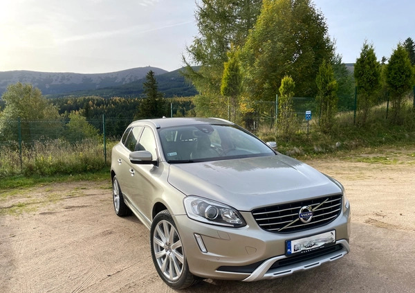 Volvo XC 60 cena 80000 przebieg: 204000, rok produkcji 2015 z Karpacz małe 92